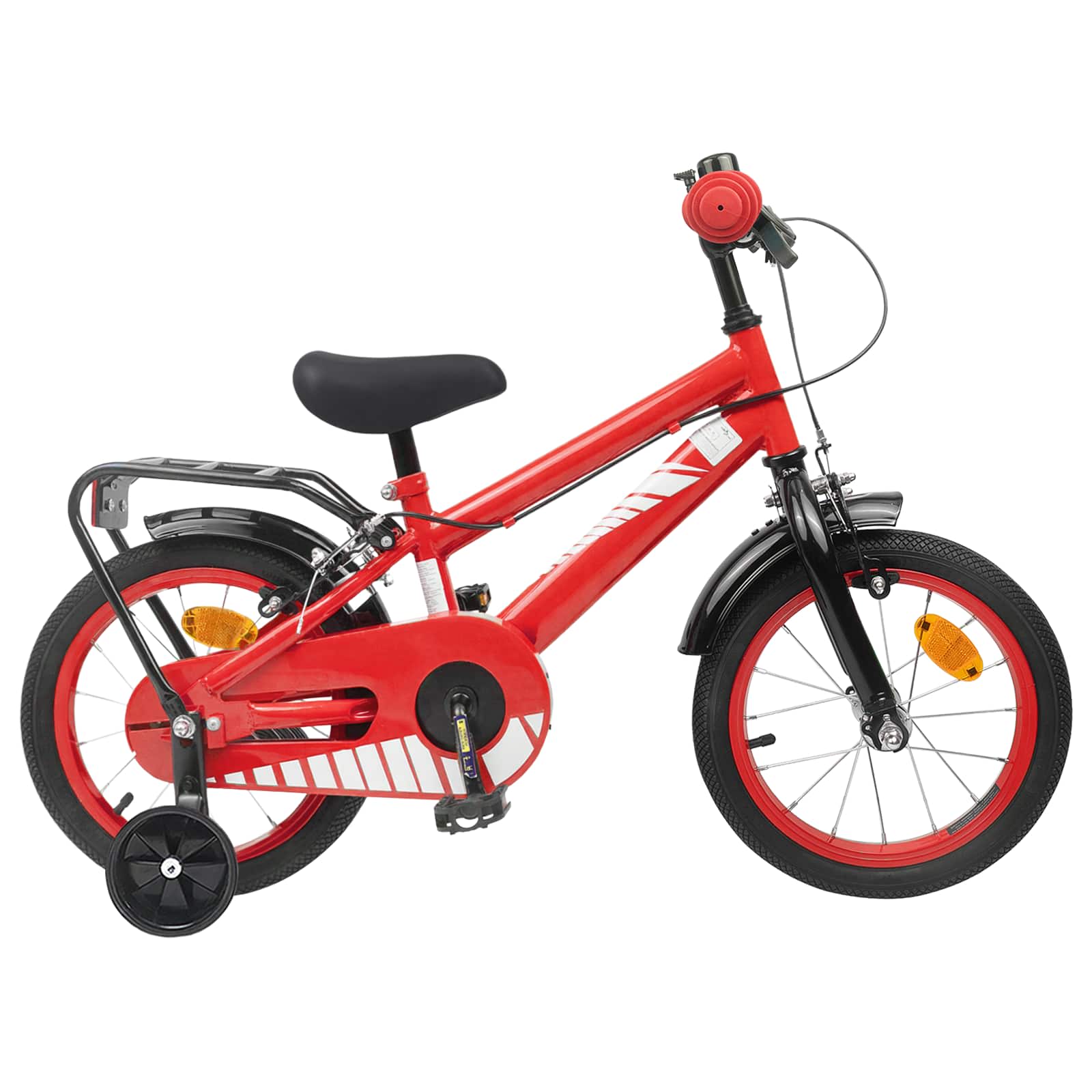 vidaXL Bicicletă pentru Copii 14 Inci pentru 3-5 ani Roșu