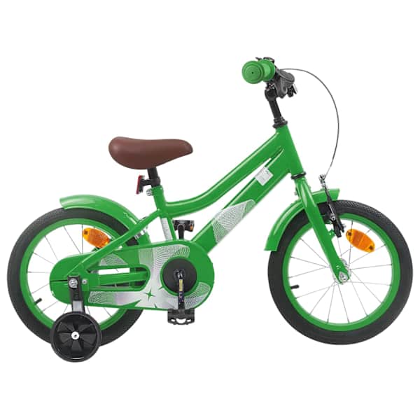 vidaXL Laste Bike 12 Tolli 2-4 aastat vana Roheline