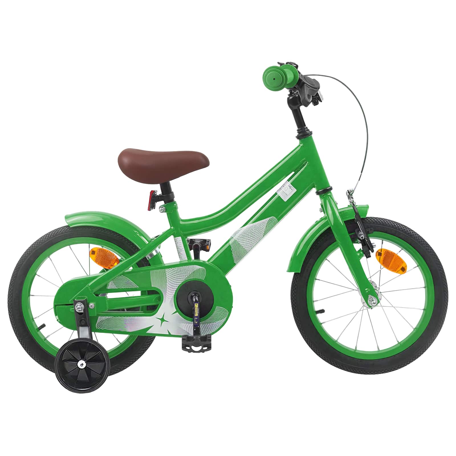 vidaXL Bicicletă pentru Copii 12 Inci pentru 2-4 ani Verde