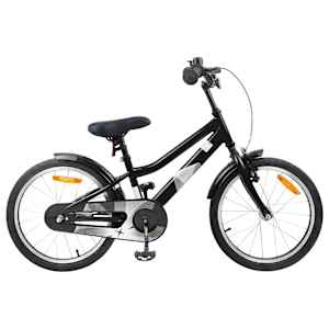vidaXL Laste Bike 18 Tolli 5-7 aastastele Must