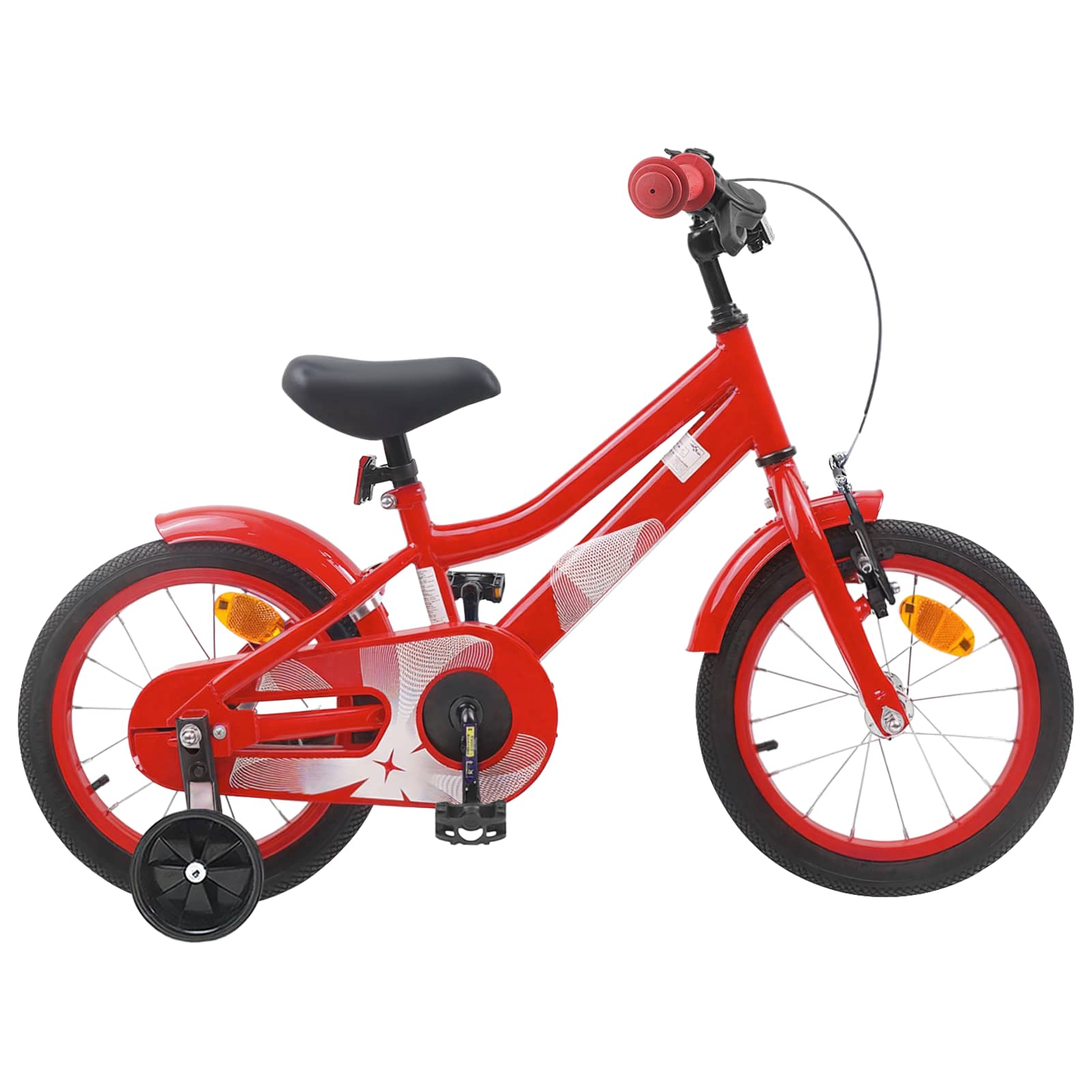 vidaXL Bicicletă pentru Copii 16 Inci pentru 4-6 ani Roșu
