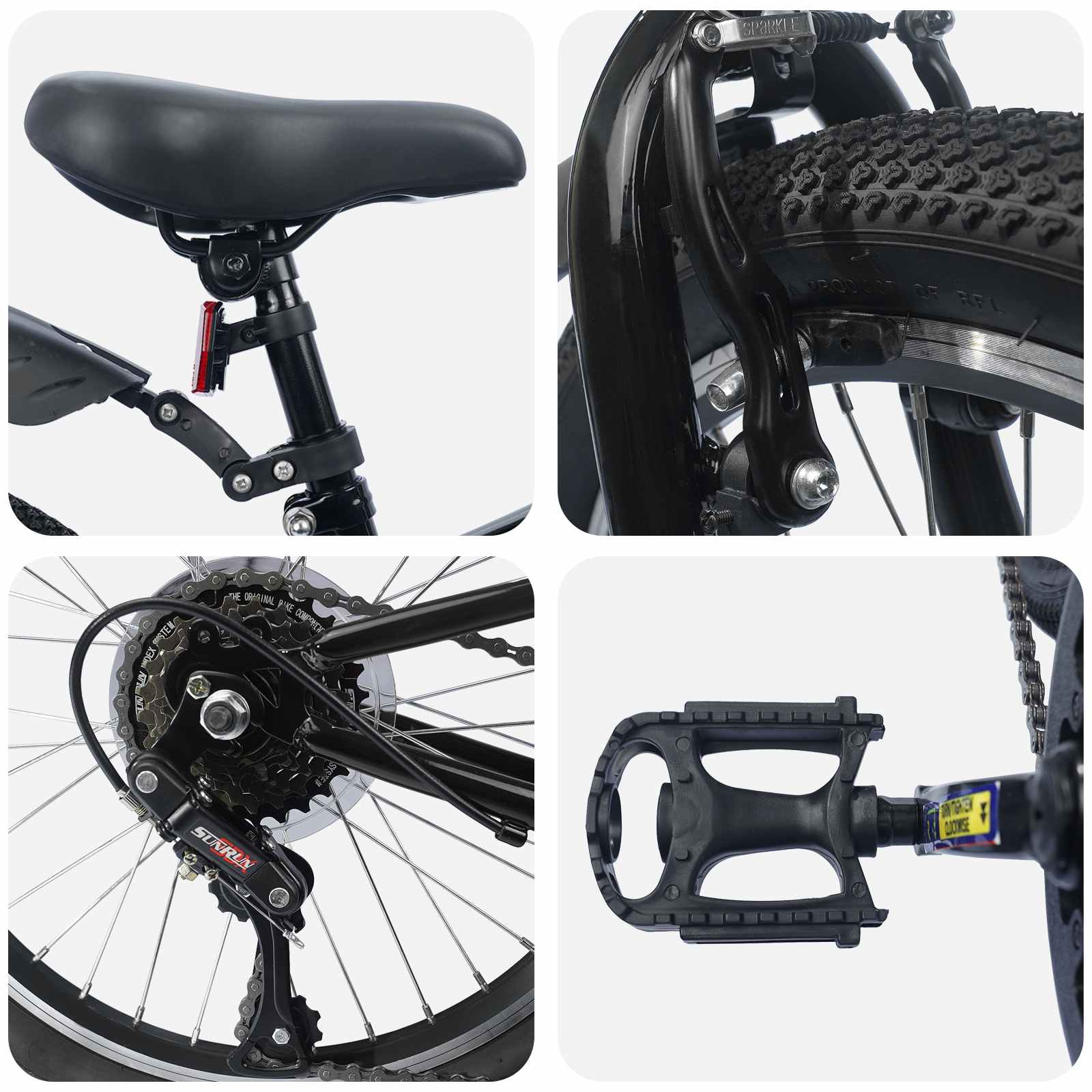 Gyerek Bicikli 20 Hüvelyk 6-Speed 6-11 éves korig ajánlott