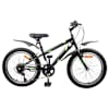 vidaXL Laste Bike 20 Tolli 6-Speed vanuses 6-11 aastat Must
