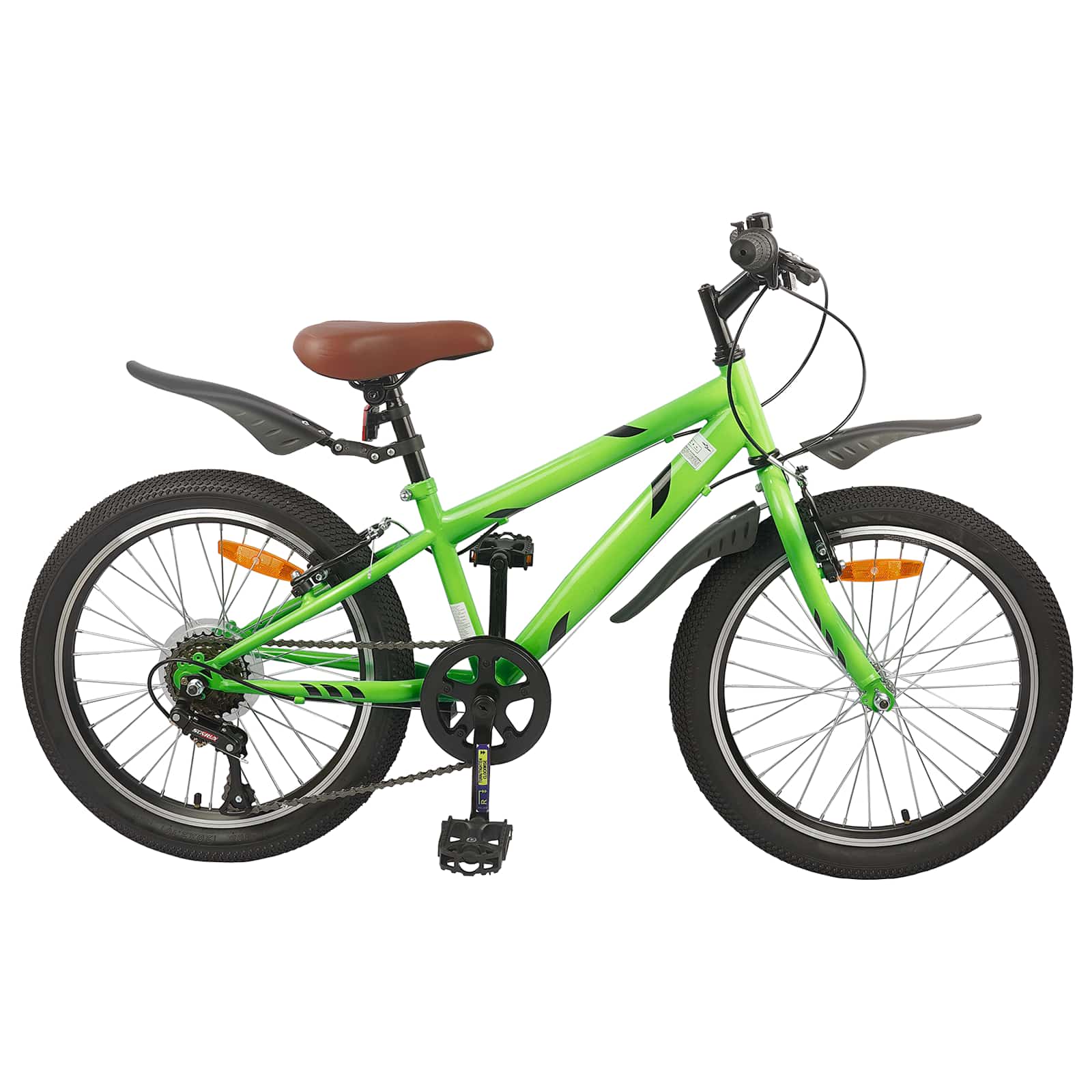 vidaXL Kinderfahrrad 20 Zoll 6-Speed für 6-11 Jahre alt Grün