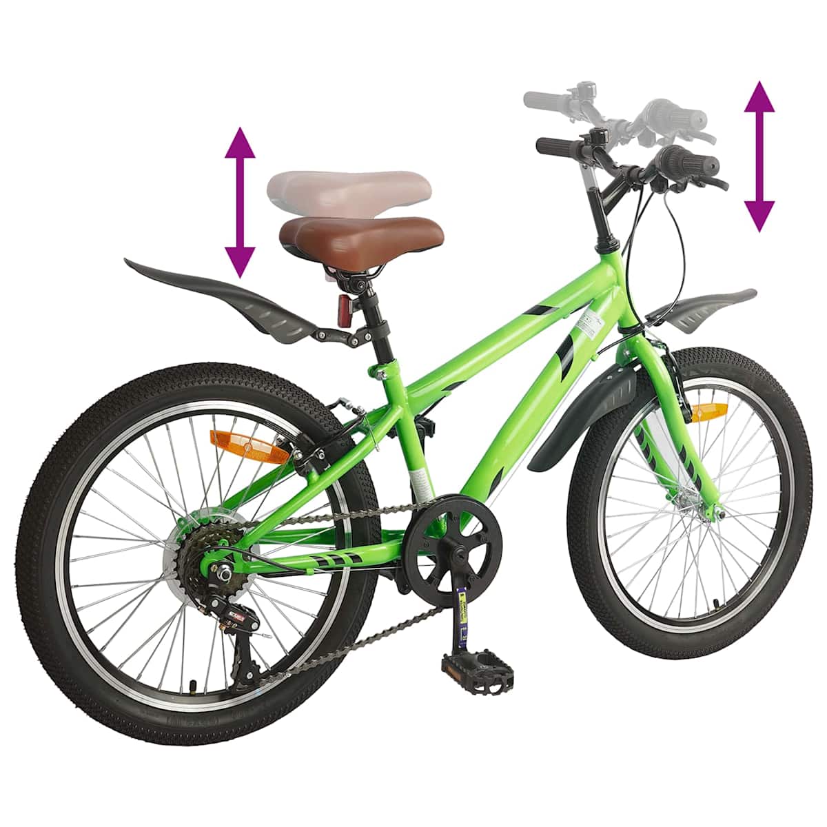 Børnecykel 6-hastighed til 8-12 år - Billede 7