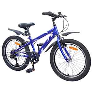 Dětské Kolo 24 palců 6-Speed pro 8-12 let Tmavě modrá - obrázek 2