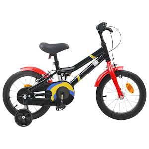 vidaXL Laste Bike 12 Tolli 2-4 aastat vana Must Punane