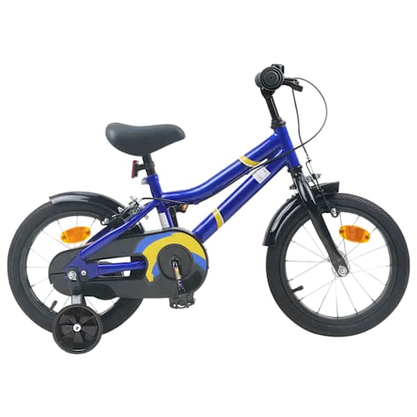 vidaXL Laste Bike 12 Tolli 2-4 aastat vana Sinine ja Must