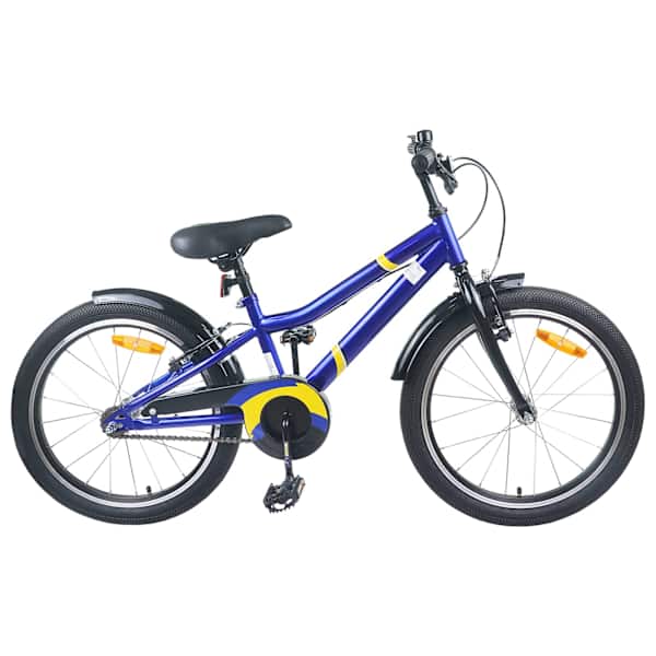 vidaXL Laste Bike 18 Tolli 5-7 aastastele Sinine must