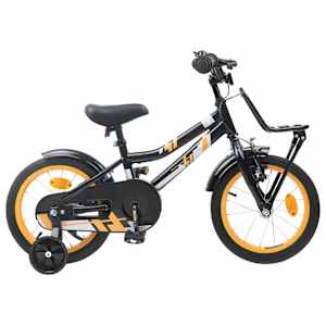 vidaXL Laste Bike 16 Tolli 4&ndash;6 aastastele Oranž Must