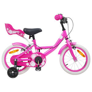 vidaXL Laste Bike 12 Tolli 2-4 aastat vana Roosa