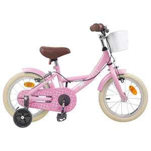 vidaXL Laste Bike 12 Tolli 2-4 aastat vana Hele roosa