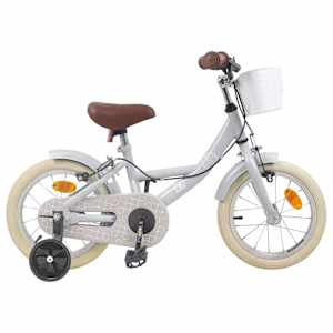 vidaXL Laste Bike 12 Tolli 2-4 aastat vana Helehall
