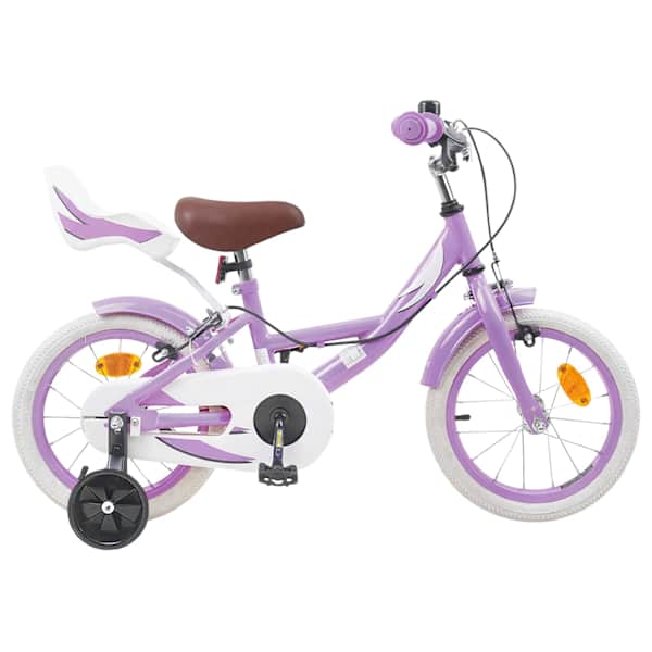 vidaXL Laste Bike 16 Tolli 4&ndash;6 aastastele Lilla