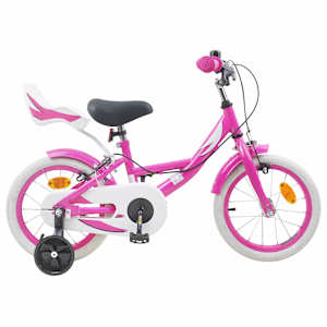 vidaXL Laste Bike 14 Tolli 3-5 Aastat Roosa
