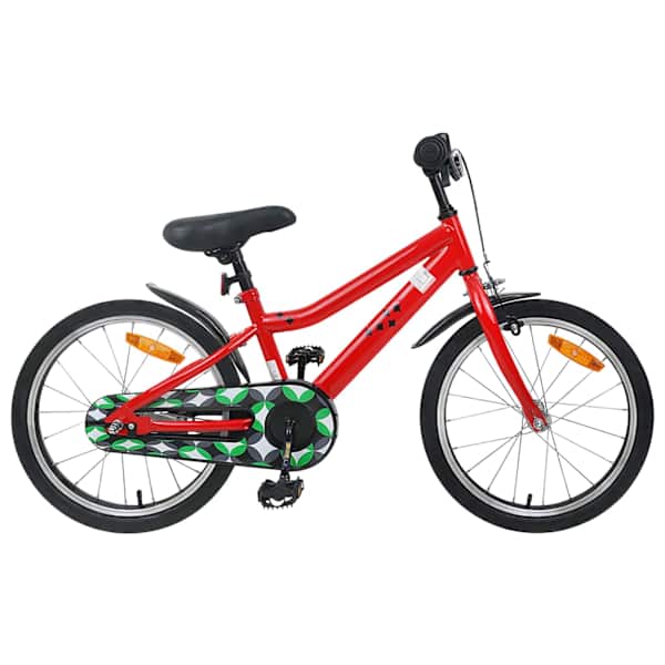 vidaXL Laste Bike 18 Tolli 5-7 aastastele Punane