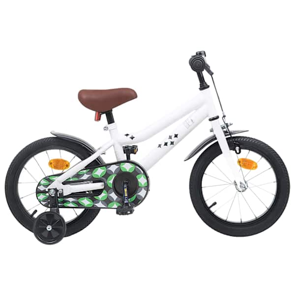 vidaXL Laste Bike 16 Tolli 4&ndash;6 aastastele Valge