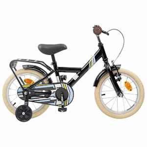 vidaXL Laste Bike 12 Tolli 2-4 aastat vana Must