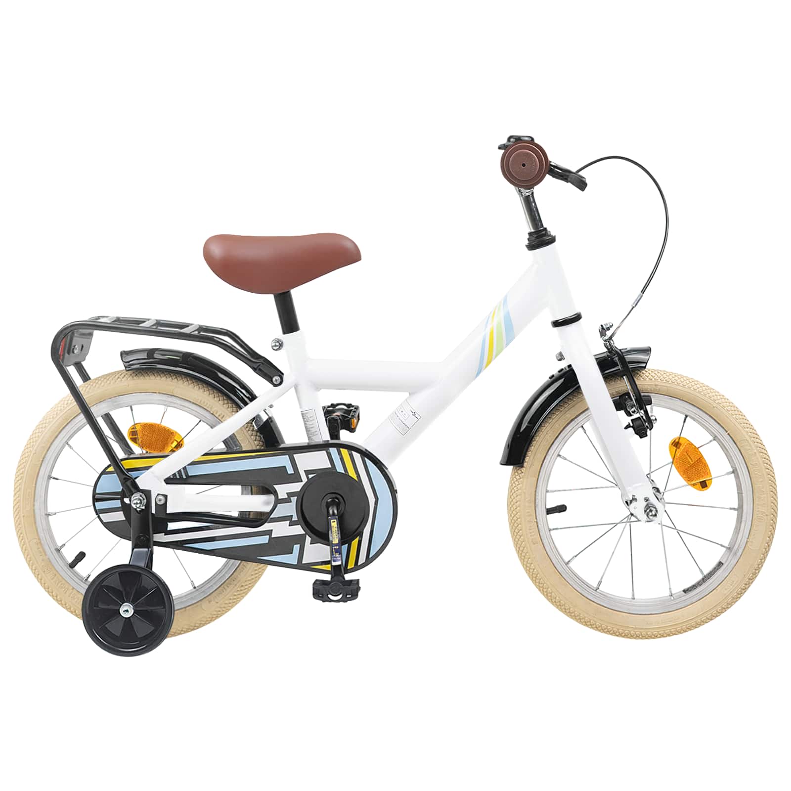 vidaXL Bicicletă pentru Copii 12 Inci pentru 2-4 ani Alb