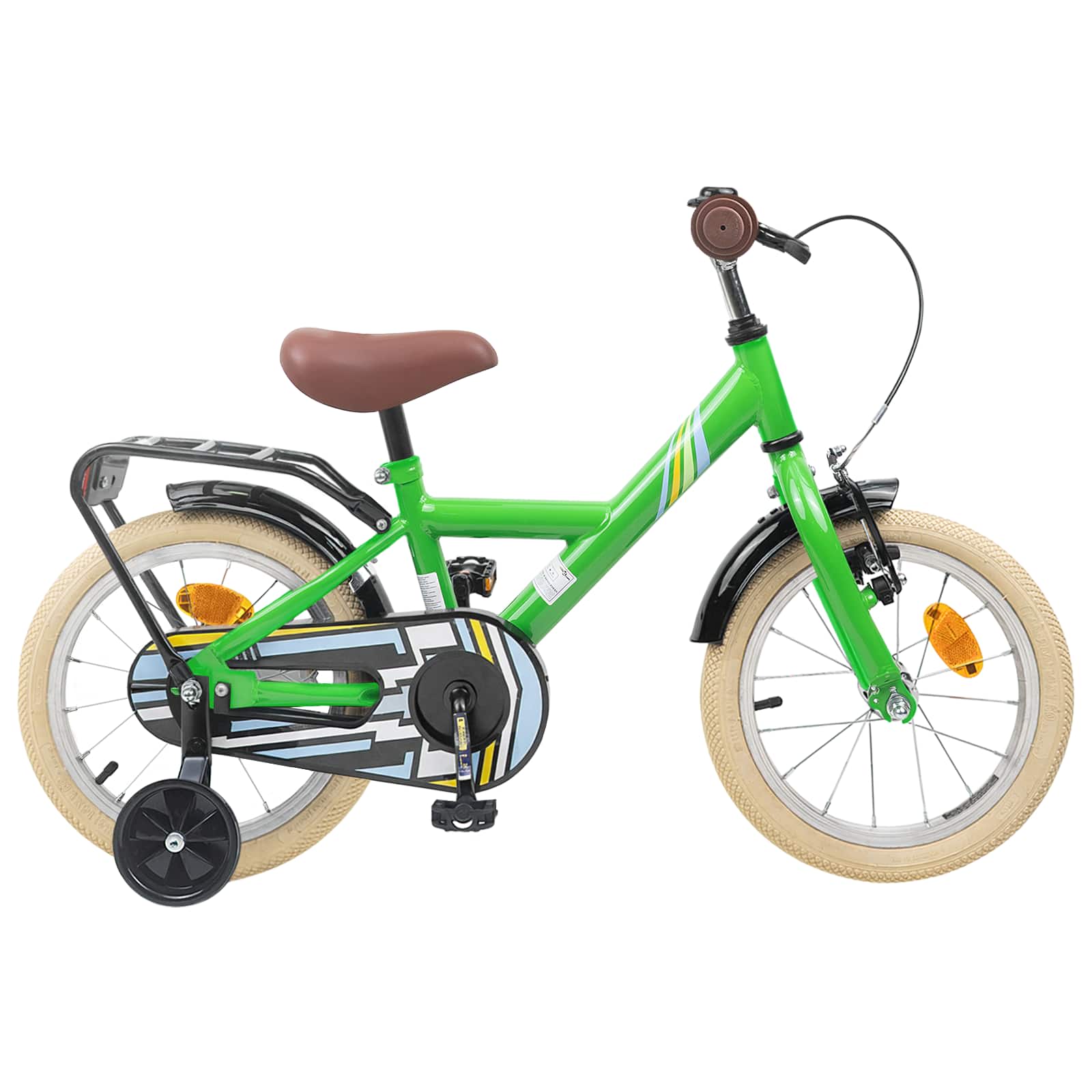 vidaXL Bicicletă pentru Copii 12 Inci pentru 2-4 ani Verde