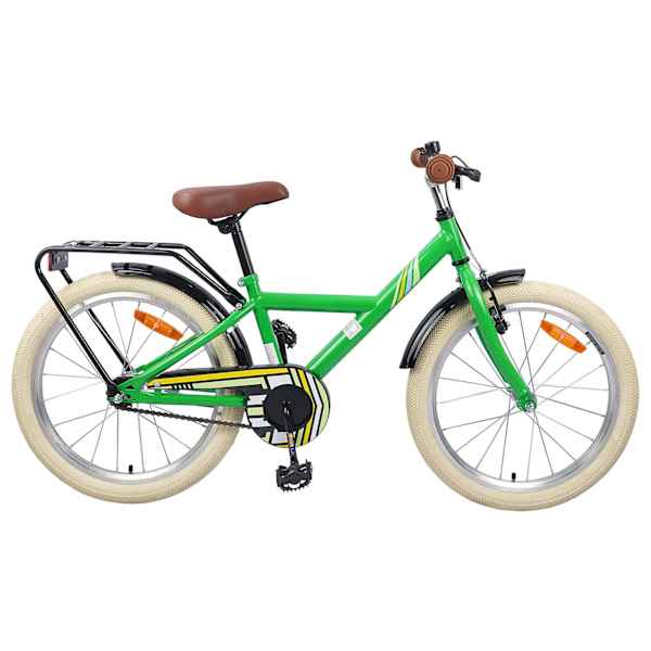 vidaXL Laste Bike 20 Tolli vanuses 6-11 aastat Roheline