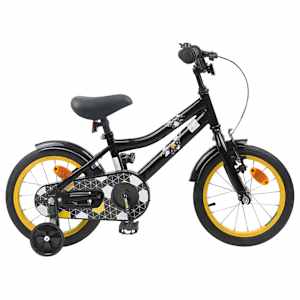 vidaXL Laste Bike 14 Tolli 3-5 Aastat Must