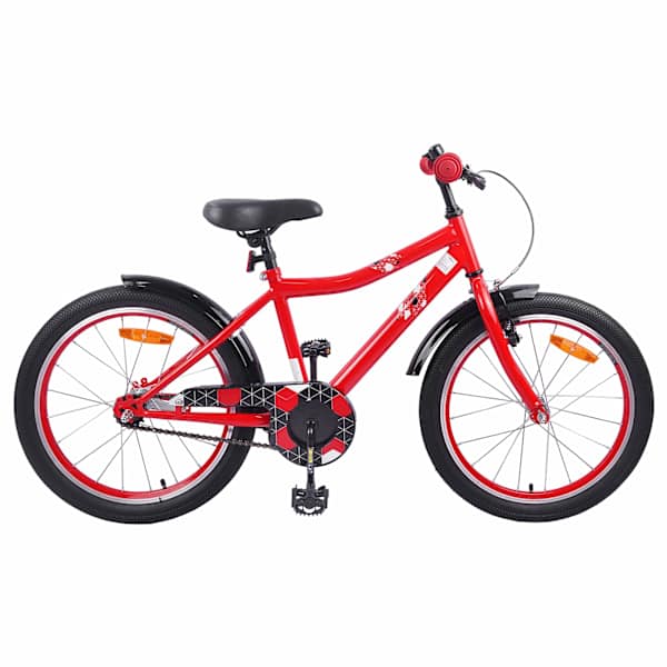 vidaXL Laste Bike 18 Tolli 5-7 aastastele Punane