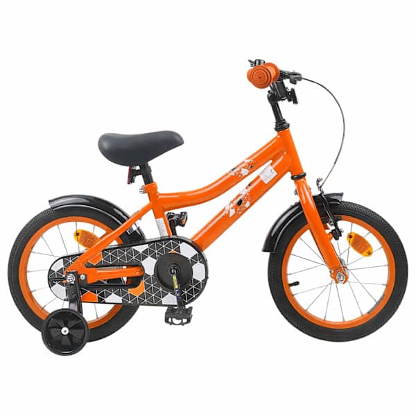 vidaXL Laste Bike 14 Tolli 3-5 Aastat Oranž