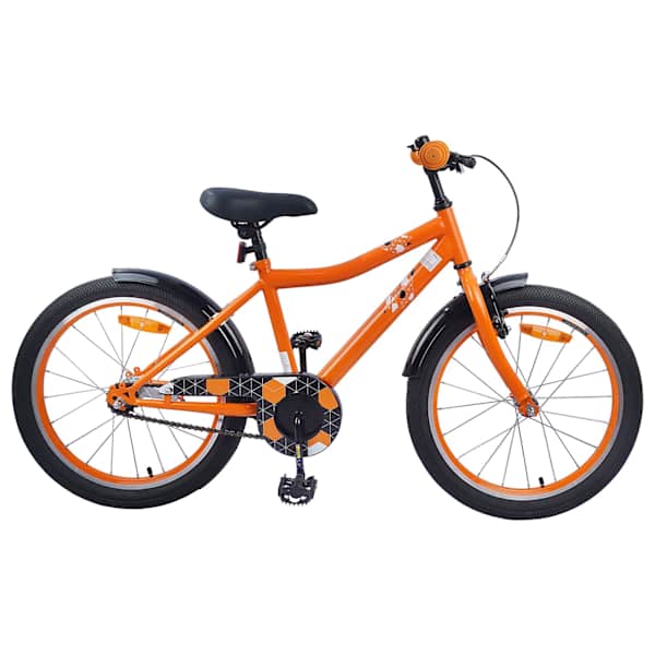 vidaXL Laste Bike 18 Tolli 5-7 aastastele Oranž