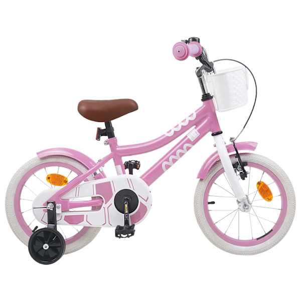 vidaXL Laste Bike 16 Tolli 4-6 aastastele Hele roosa