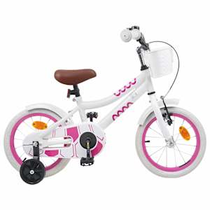 vidaXL Laste Bike 12 Tolli 2-4 aastat vana Valge