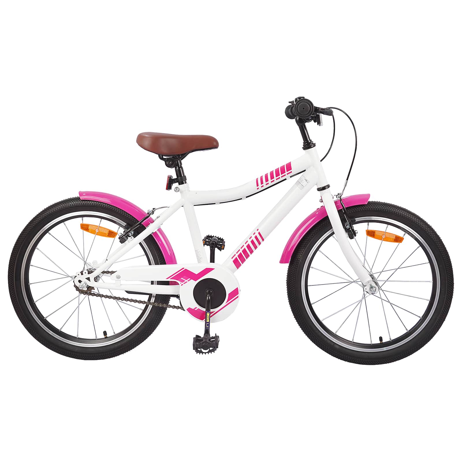 vidaXL Bicicletă pentru Copii 18 Inci pentru 5-7 ani Roz