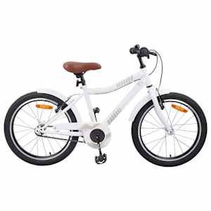 vidaXL Laste Bike 18 Tolli 5-7 aastastele valge