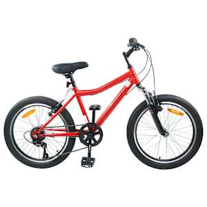 vidaXL Laste Bike 20 Tolli 6-Kiirus vanuses 6-11 aastat Punane