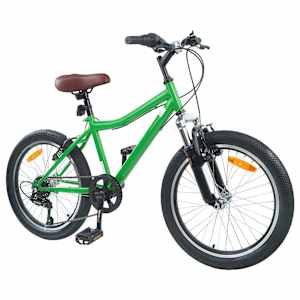Dětské Kolo 24 palců 6-Speed pro 8-12 let Zelená - obrázek 2