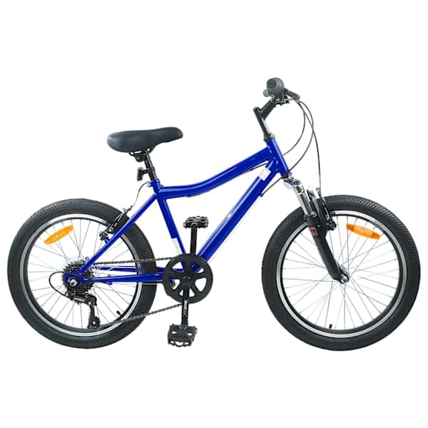 vidaXL Laste Bike 24 Tolli 6-Kiirus 8-12 aastastele Tumesinine