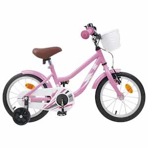 vidaXL Laste Bike 12 Tolli 2-4 aastat vana Hele roosa