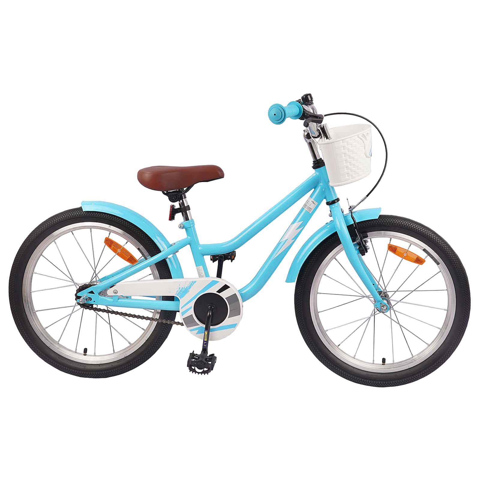 vidaXL Kinderfahrrad 20 Zoll für 6-11 Jahre alt Himmelblau