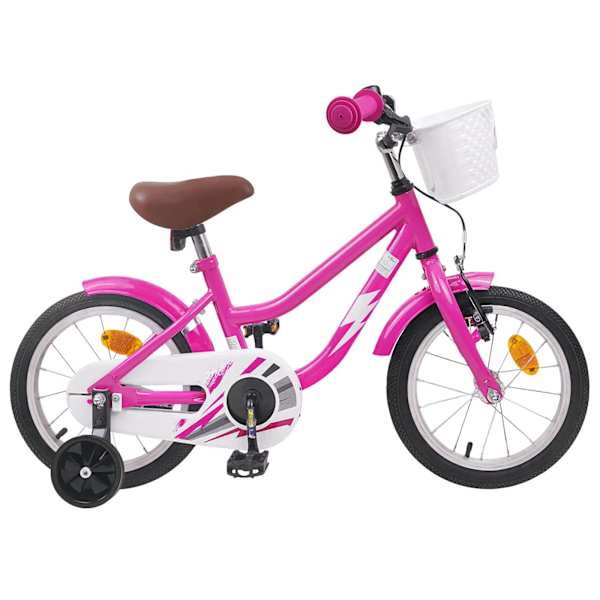 vidaXL Laste Bike 12 Tolli 2-4 aastat vana Tumepink