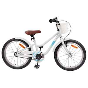 Otroško Kolo 20 Palcev za starost od 6 do 11 let Bela
