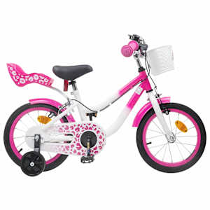 vidaXL Laste Bike 12 Tolli 2-4 aastat vana Roosa