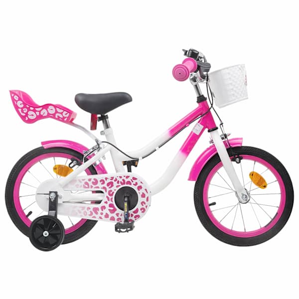 vidaXL Laste Bike 14 Tolli 3-5 Aastat Roosa