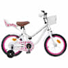 vidaXL Laste Bike 12 Tolli 2-4 aastat vana Valge