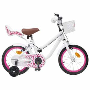 vidaXL Laste Bike 12 Tolli 2-4 aastat vana Valge