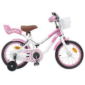 vidaXL Laste Bike 12 Tolli 2-4 aastat vana Hele roosa