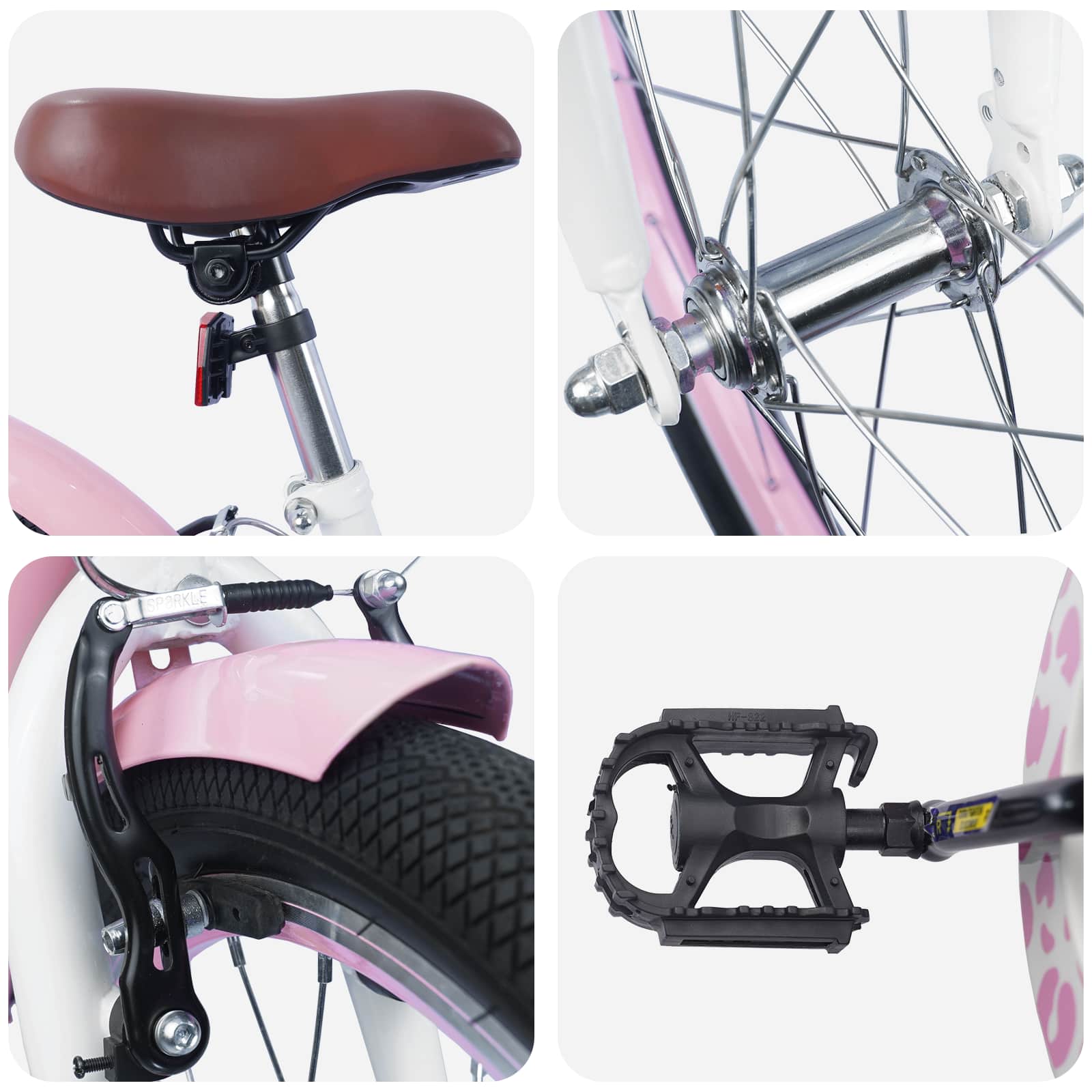 Otroško Kolo S Pomožnimi Kolesi 18 Palcev za 5-7 let - slika 4