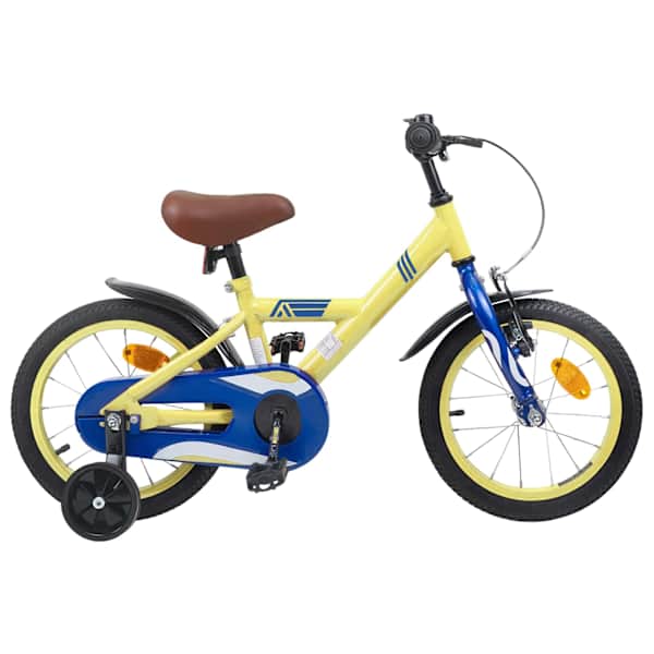 vidaXL Laste Bike 14 Tolli 3-5 Aastat Kollane