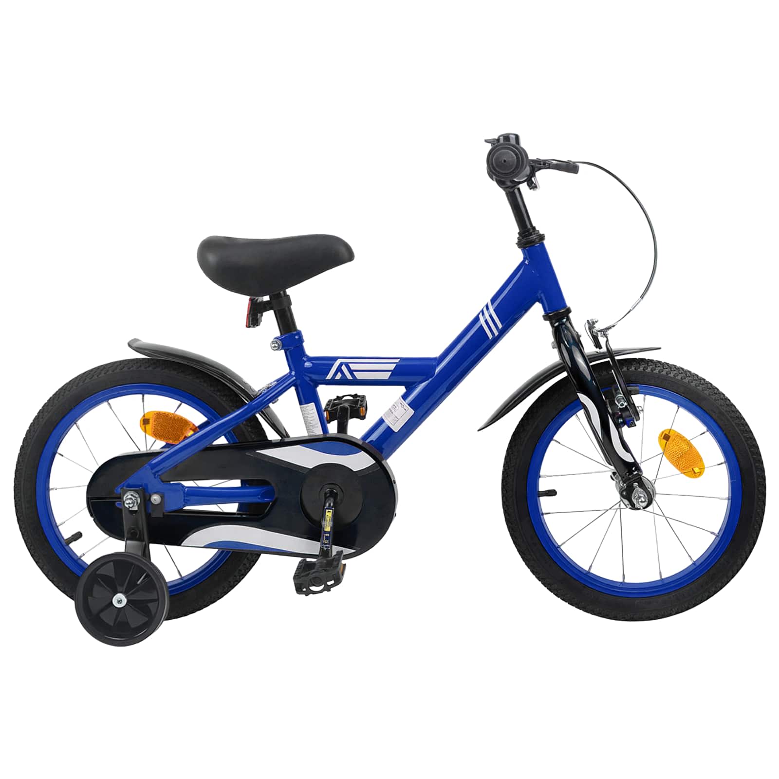 vidaXL Bicicletă pentru Copii 16 Inci pentru 4-6 ani Albastru închis