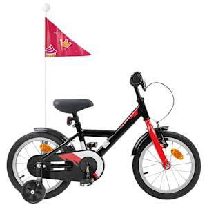 vidaXL Laste Bike 12 Tolli 2-4 aastat vana Must