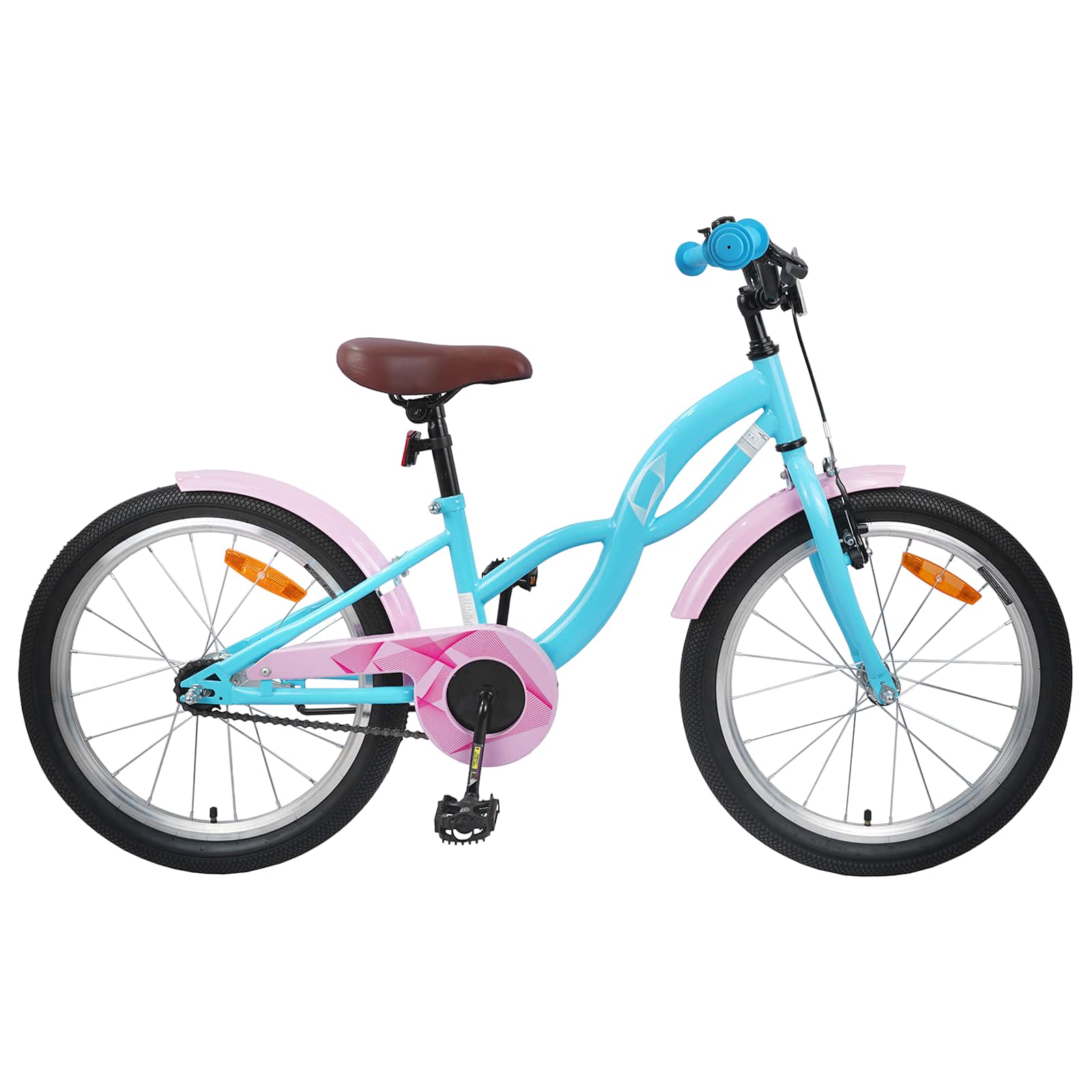 vidaXL Kinderfahrrad 20 Zoll für 6-11 Jahre alt Himmelblau